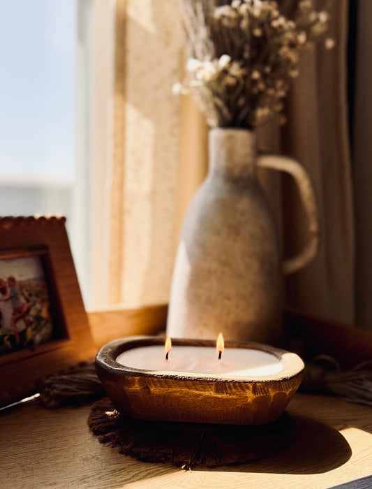 Mini Dough Bowl Candle