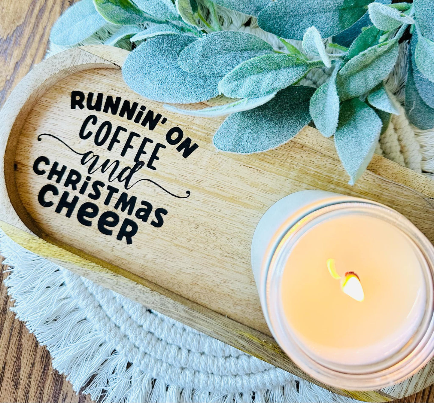 Christmas Candle Trays